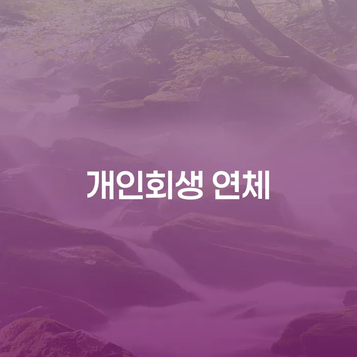 개인회생신용회복 개인회생으로 현명하게 진행할 때 꼭 알아야 할