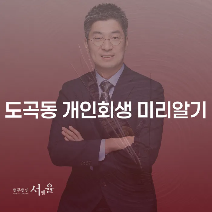 도곡동 개인회생 미리알기