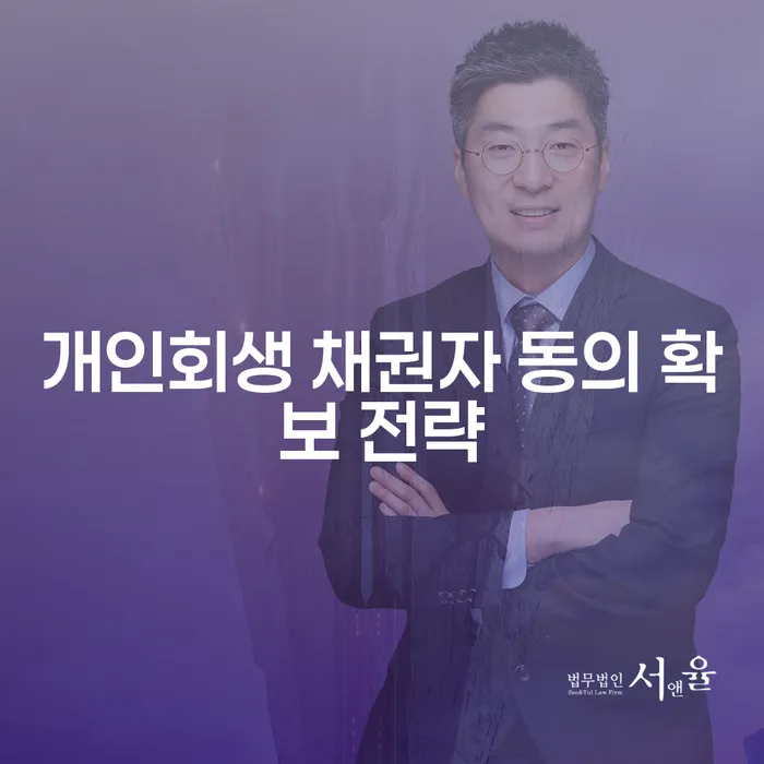 개인회생 채권자 동의 확보 전략: 어떻게 효과적으로 진행할까요?