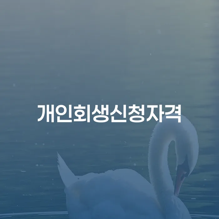 방배2동 개인회생신청자격과 성공 사례