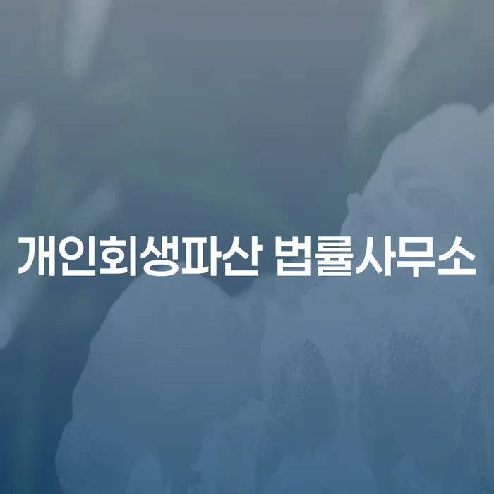 연수구에서 개인회생과 파산, 어디에 문의해야 할까요?