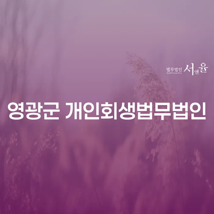 개인회생과 파산, 영광군 법무법인에서의 선택은?